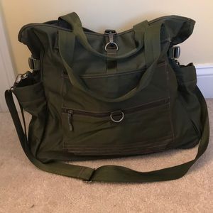 Athleta olive green tote